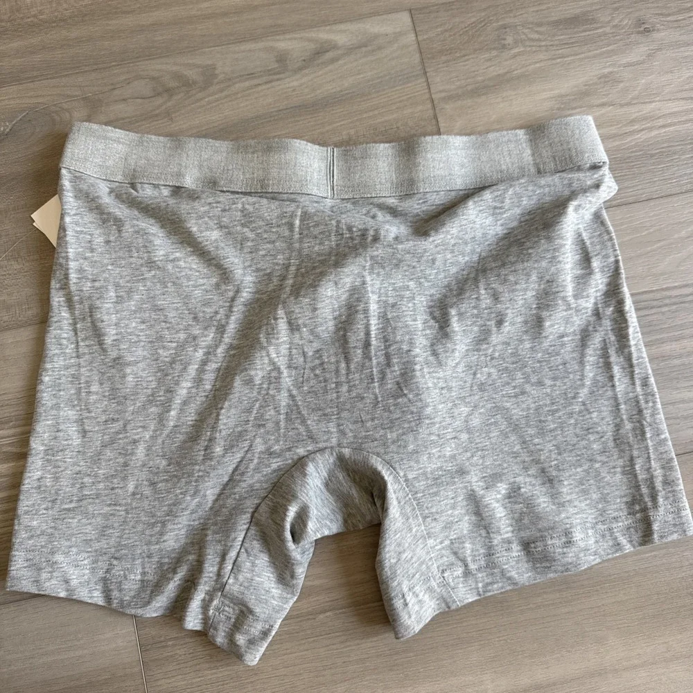 Calvin Klein Monogram Boxer Brief Underwear NWT NEW Grey Red Men's Large